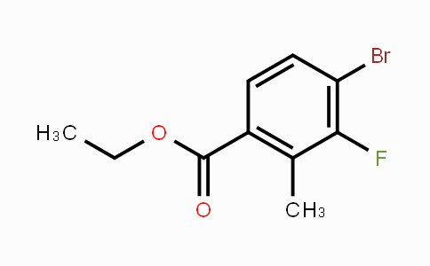 CAS No. 1805421-48-0, Ethyl 4-bromo-3-fluoro-2-methylbenzoate
