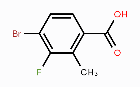 CAS No. 1349716-97-7, 4-Bromo-3-fluoro-2-methylbenzoic acid