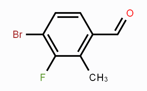 CAS No. 1807174-19-1, 4-Bromo-3-fluoro-2-methylbenzaldehyde