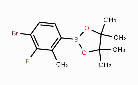 4-Bromo-3-fluoro-2-methylphenylboronic acid pinacol ester