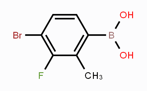4-Bromo-3-fluoro-2-methylphenylboronic acid