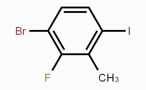CAS No. 1000576-29-3, 1-Bromo-2-fluoro-4-iodo-3-methylbenzene