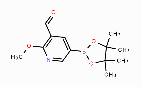 CAS No. 1310404-57-9, 5-Formyl-6-methoxypyridine-3-boronic acid pinacol ester