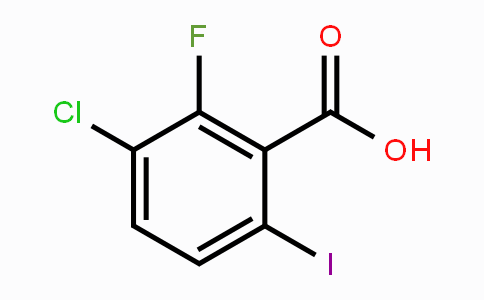 CAS No. 1252989-58-4, 3-Chloro-2-fluoro-6-iodobenzoic acid