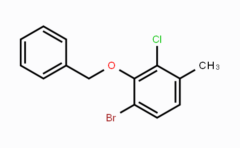 CAS No. 2244107-79-5, 1-(Benzyloxy)-6-bromo-2-chloro-3-methylbenzene