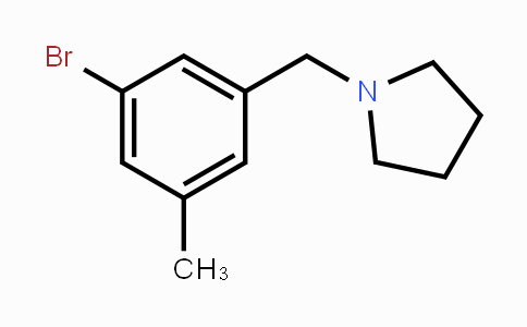 CAS No. 1704069-69-1, 1-(3-Bromo-5-methylbenzyl)pyrrolidine