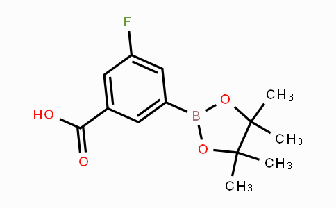 936728-22-2 | 3-Carboxy-5-fluorophenylboronic acid pinacol ester
