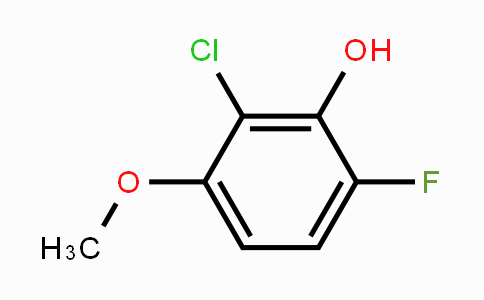 CAS No. 1017777-60-4, 2-Chloro-6-fluoro-3-methoxyphenol