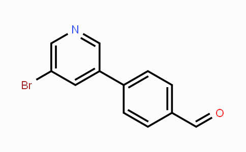CAS No. 1171896-26-6, 4-(5-Bromopyridin-3-yl)benzaldehyde