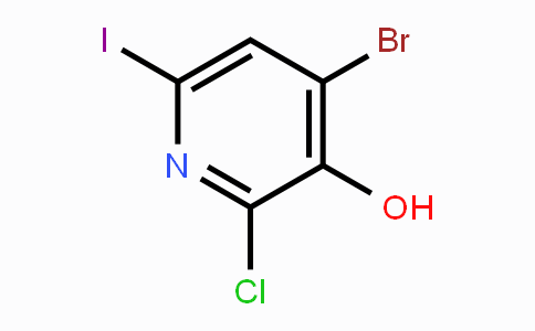 CAS No. 2244107-68-2, 4-Bromo-2-chloro-6-iodopyridin-3-ol
