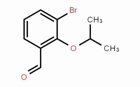 CAS No. 1247624-28-7, 3-Bromo-2-(propan-2-yloxy)benzaldehyde