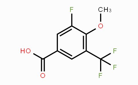 CAS No. 2244107-74-0, 5-Fluoro-4-methoxy-3-(trifluoromethyl)benzoic acid