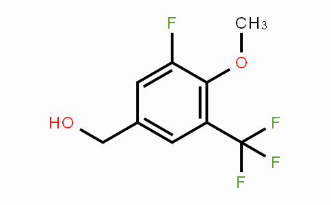 CAS No. 2091685-35-5, 5-Fluoro-4-methoxy-3-(trifluoromethyl)benzyl alcohol