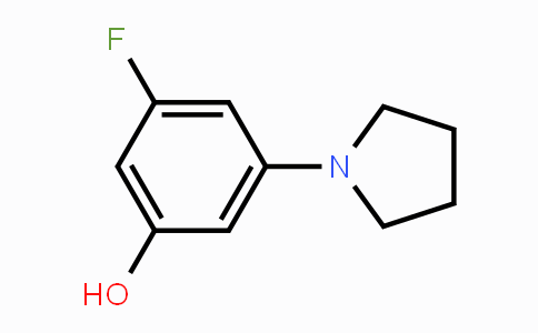 925233-15-4 | 3-Fluoro-5-(pyrrolidin-1-yl)phenol