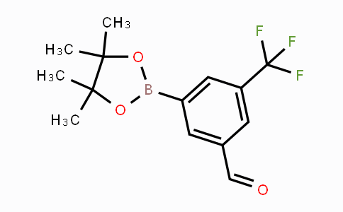 CAS No. 1112209-44-5, 3-(4,4,5,5-tetramethyl-1,3,2-dioxaborolan-2-yl)-5-(trifluoromethyl)benzaldehyde