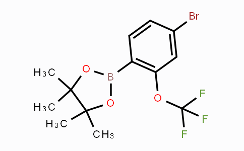 4-Bromo-2-(trifluoromethoxy)phenylboronic acid pinacol ester