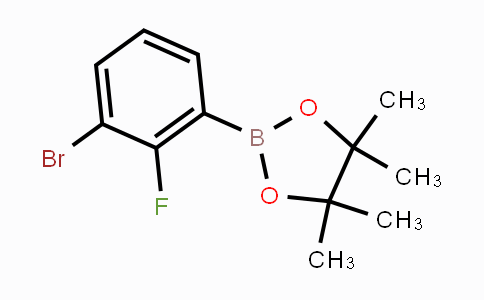 CAS No. 1400220-51-0, 3-Bromo-2-fluorophenylboronic acid pinacol ester