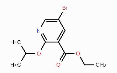 CAS No. 1220421-73-7, Ethyl 5-bromo-2-(propan-2-yloxy)pyridine-3-carboxylate
