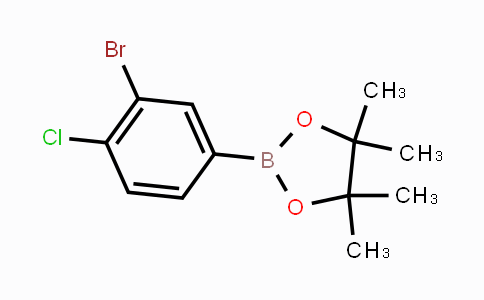 CAS No. 1256781-68-6, 2-(3-Bromo-4-chlorophenyl)-4,4,5,5-tetramethyl-1,3,2-dioxaborolane