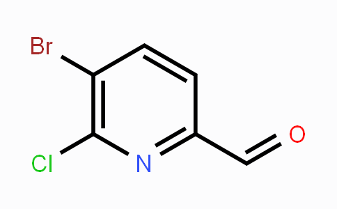 CAS No. 1227583-91-6, 5-Bromo-6-chloropyridine-2-carbaldehyde