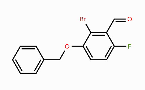 CAS No. 2244107-76-2, 2-Bromo-6-fluoro-3-phenylmethoxybenzaldehyde