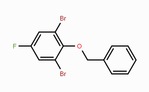 CAS No. 130046-78-5, 1,3-Dibromo-5-fluoro-2-(phenylmethoxy)benzene