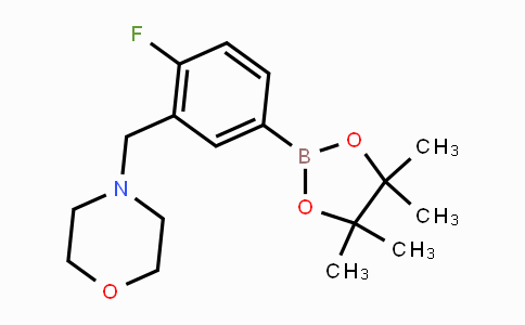 4-Fluoro-3-(morpholinomethyl)phenylboronic acid pinacol ester