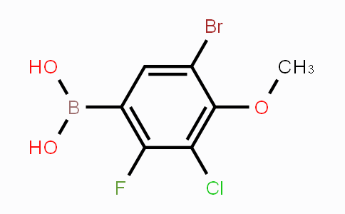 5-Bromo-3-chloro-2-fluoro-4-methoxyphenylboronic acid
