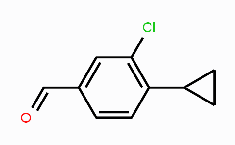 CAS No. 1691650-41-5, 3-Chloro-4-cyclopropylbenzaldehyde