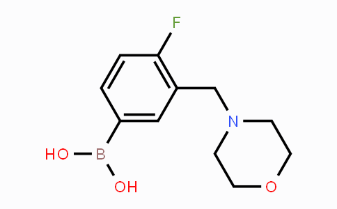CAS No. 1704063-95-5, 4-Fluoro-3-(morpholinomethyl)phenylboronic acid