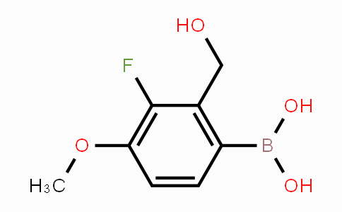 3-Fluoro-2-hydroxymethyl-4-methoxyphenylboronic acid