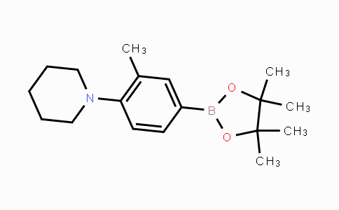 CAS No. 1366131-49-8, 3-Methyl-4-(piperidin-1-yl)phenylboronic acid pinacol ester