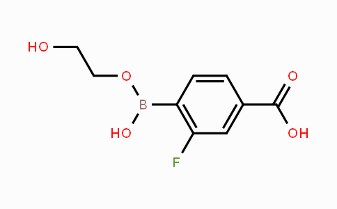 4-Carboxy-2-fluorophenylboronic acid ethylene glycol ester