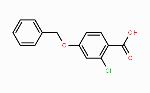 CAS No. 75835-35-7, 4-(Benzyloxy)-2-chlorobenzoic acid