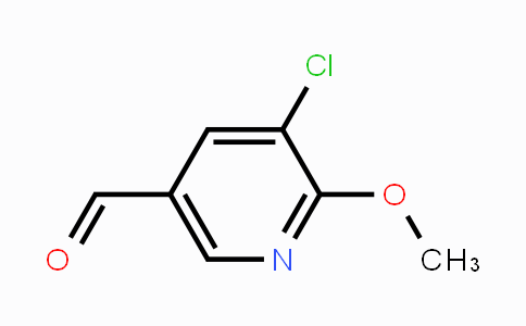 CAS No. 132865-44-2, 3-Chloro-5-formyl-2-methoxypyridine