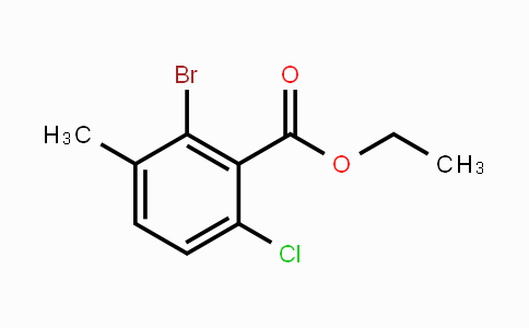CAS No. 1478503-69-3, Ethyl 2-bromo-6-chloro-3-methylbenzoate
