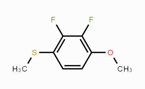 CAS No. 2221812-13-9, 2,3-Difluoro-1-methoxy-4-(methylsulfanyl)benzene