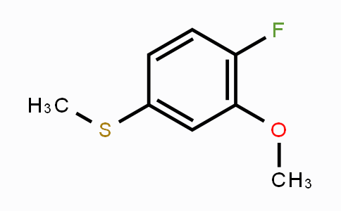 CAS No. 1822763-67-6, 1-Fluoro-2-methoxy-4-(methylsulfanyl)benzene