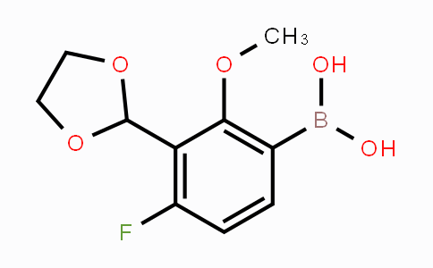 3-(1,-Dioxolan-2-yl)-4-fluoro-2-methoxyphenylboronic acid