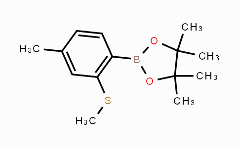 CAS No. 1923743-75-2, 4-Methyl-2-(methylthio)phenylboronic acid pinacol ester