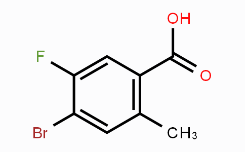 CAS No. 1349715-55-4, 4-Bromo-5-fluoro-2-methylbenzoic acid