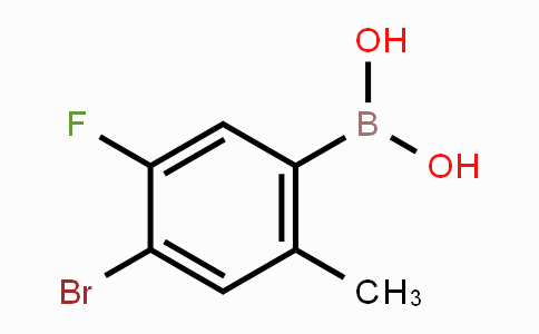 CAS No. 1646842-34-3, 4-Bromo-5-fluoro-2-methylphenylboronic acid