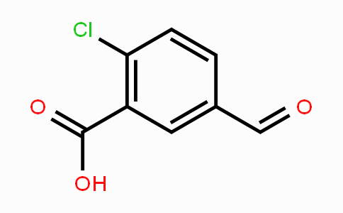 CAS No. 1206625-81-1, 2-Chloro-5-formylbenzoic acid