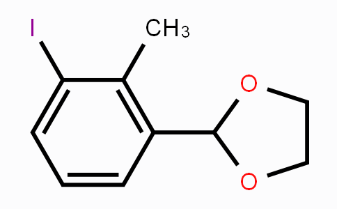 CAS No. 2221811-99-8, 2-(3-Iodo-2-methylphenyl)-1,3-dioxolane