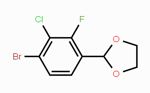 CAS No. 2221812-21-9, 2-(4-Brom-3-chloro-2-fluorophenyl)-1,3-dioxolane