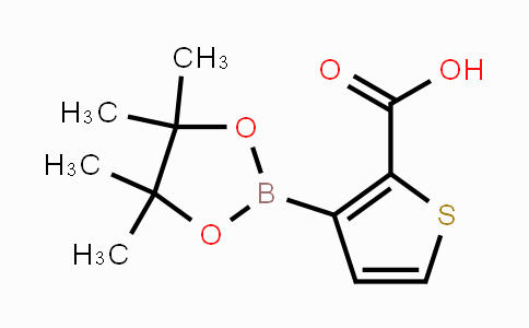 1187591-40-7 | 3-(4,4,5,5-Tetramethyl-1,3,2-dioxaborolan-2-yl)thiophene-2-carboxylic acid