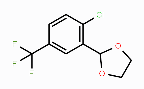 CAS No. 773102-61-7, 2-[2-Chloro-5-(trifluoromethyl)phenyl]-1,3-dioxolane