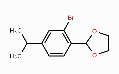 CAS No. 2221812-42-4, 2-(2-Bromo-4-propan-2-ylphenyl)-1,3-dioxolane