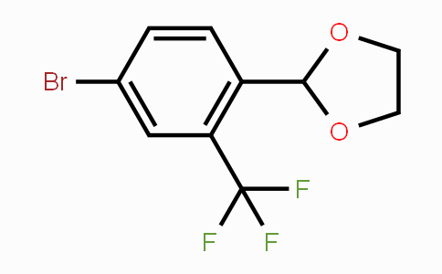 CAS No. 2221812-46-8, 2-[4-Bromo-2-(trifluoromethyl)phenyl]-1,3-dioxolane