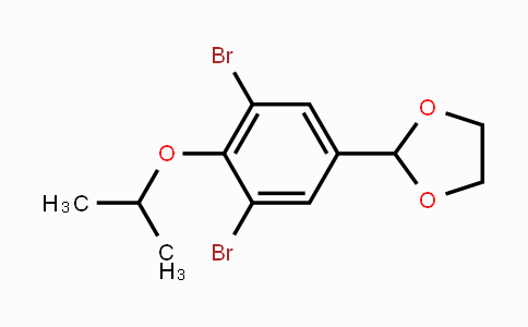 CAS No. 2221812-17-3, 2-[3,5-Dibromo-4-(propan-2-yloxy)phenyl]-1,3-dioxolane